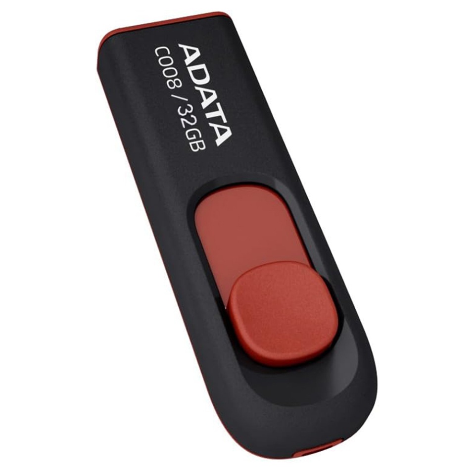 Stick de Memorie USB 2.0 FlashDrive, 32GB, Adata, AC008, Negru