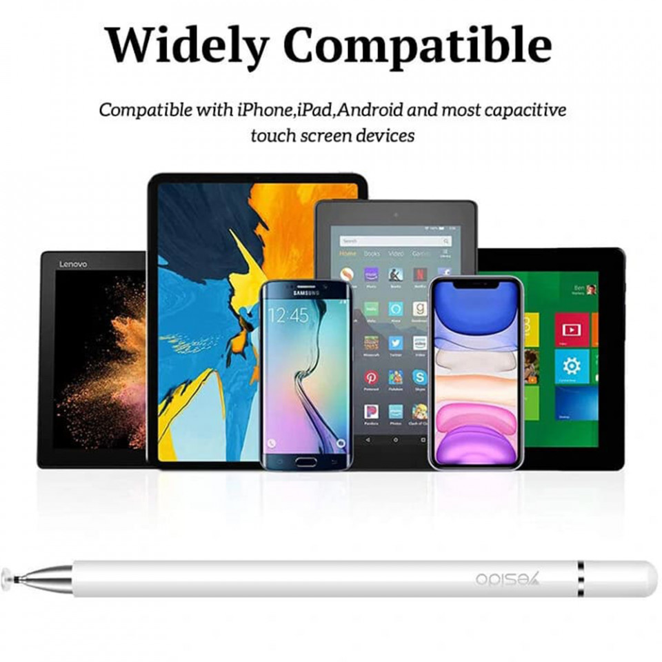 Stylus Pen Universal - Yesido (ST02) - White - 4 | YEO
