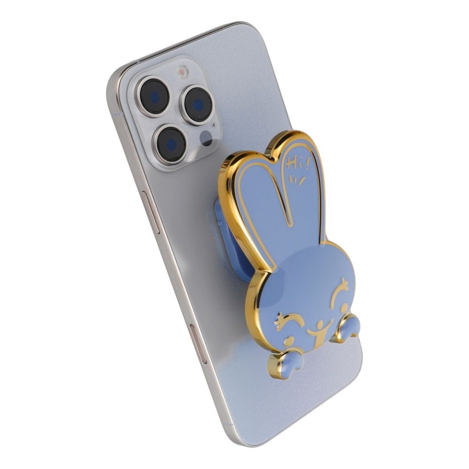 Suport Adeziv Universal Iepuras, Ideal pentru Vizionare Video, 9x6 cm, SKDR, Albastru - 2 | YEO