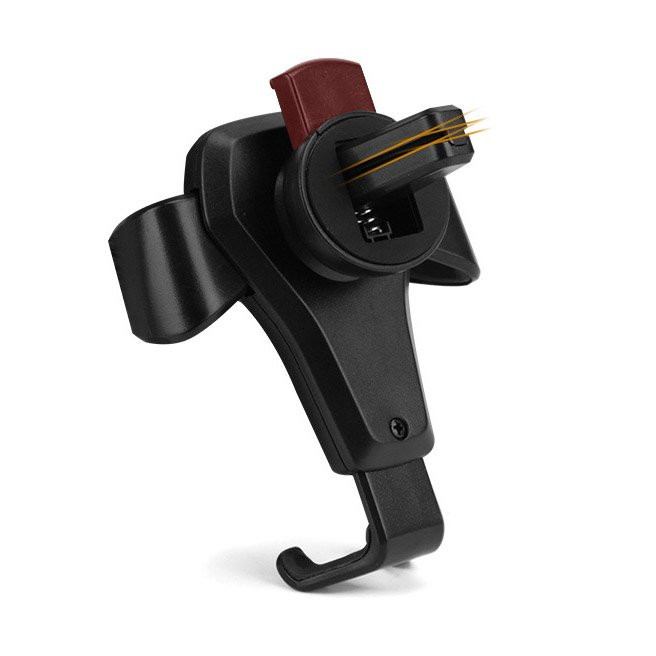 Suport Auto cu prindere Automata, pentru Grila de Ventilatie, OEM H01 - Negru - 3 | YEO