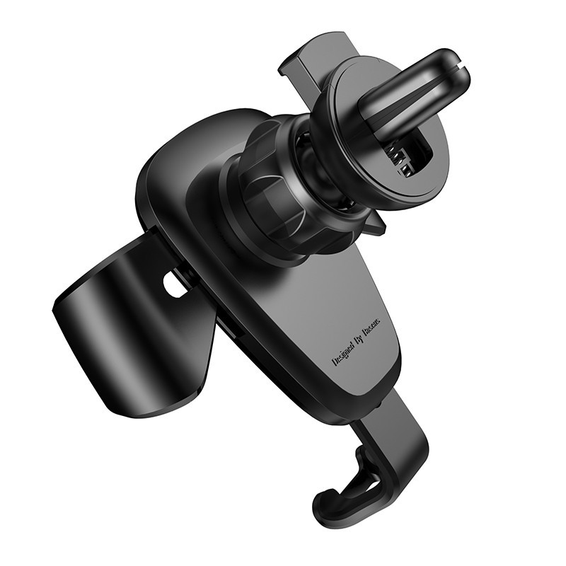 Suport auto grila ventilatie, gravity grip, Baseus (SUYL-01) - Negru - 3 | YEO