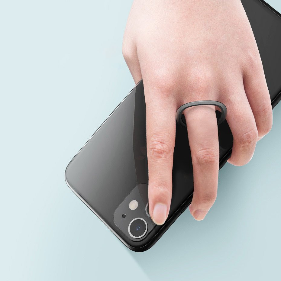 Suport telefon, Invizible Ring, Baseus (SUYB-0S) - Argintiu - 7