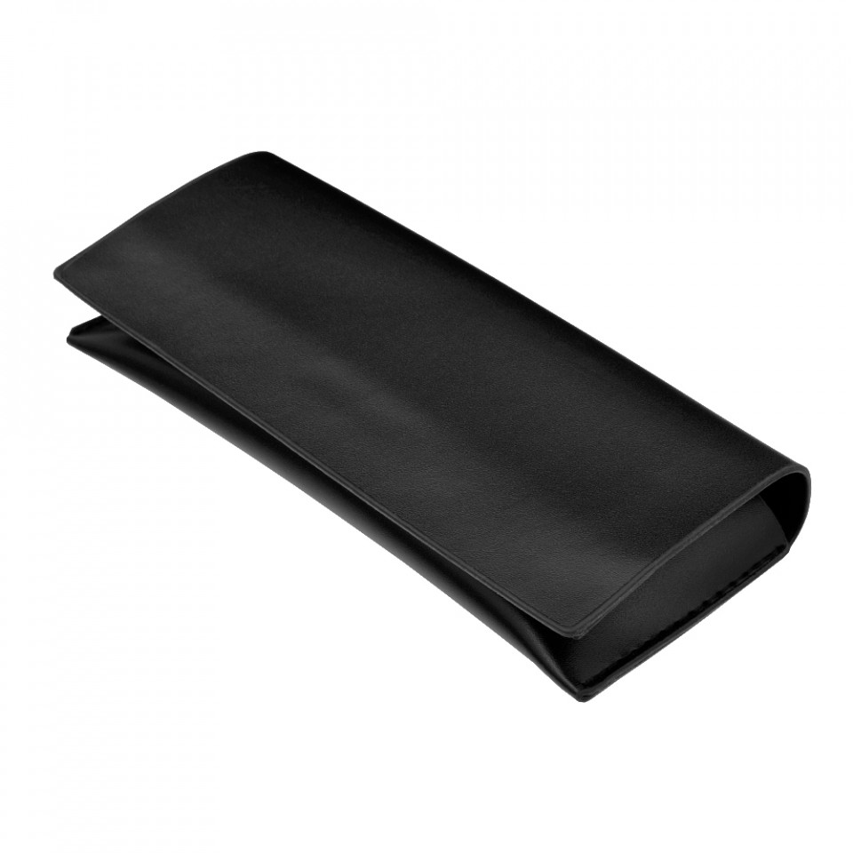 Toc ochelari din piele ecologica elegant, universal, Techsuit - Negru