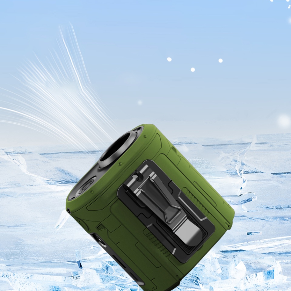 Ventilator de Brau Portabil Z14, 5 trepte de viteza, 6000mAh, Motor Brushless, Display LED, Design Compact, Portocaliu - 2 | YEO