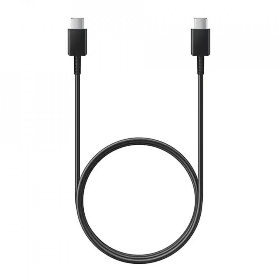 Cablu de Date USB-C to Type-C Fast Charging 3A, 1.8m - Samsung (EP-DW767JBE) - Black (Bulk Packing)