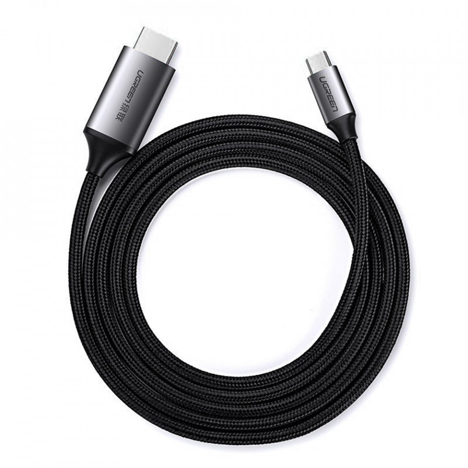 Cablu Video Type-C la HDMI 4K@60Hz, 1.5m, Ugreen - Negru/ Gri - 1 | YEO