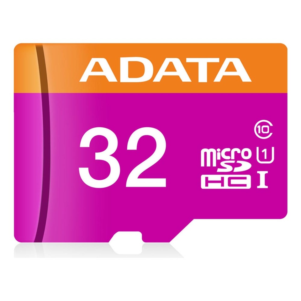 Card de Memorie MicroSDHC, Adaptor, Class 10, UHS-I U1, 32GB, Read 100MB/s, Write 25MB/s, Adata, Negru - 1 | YEO