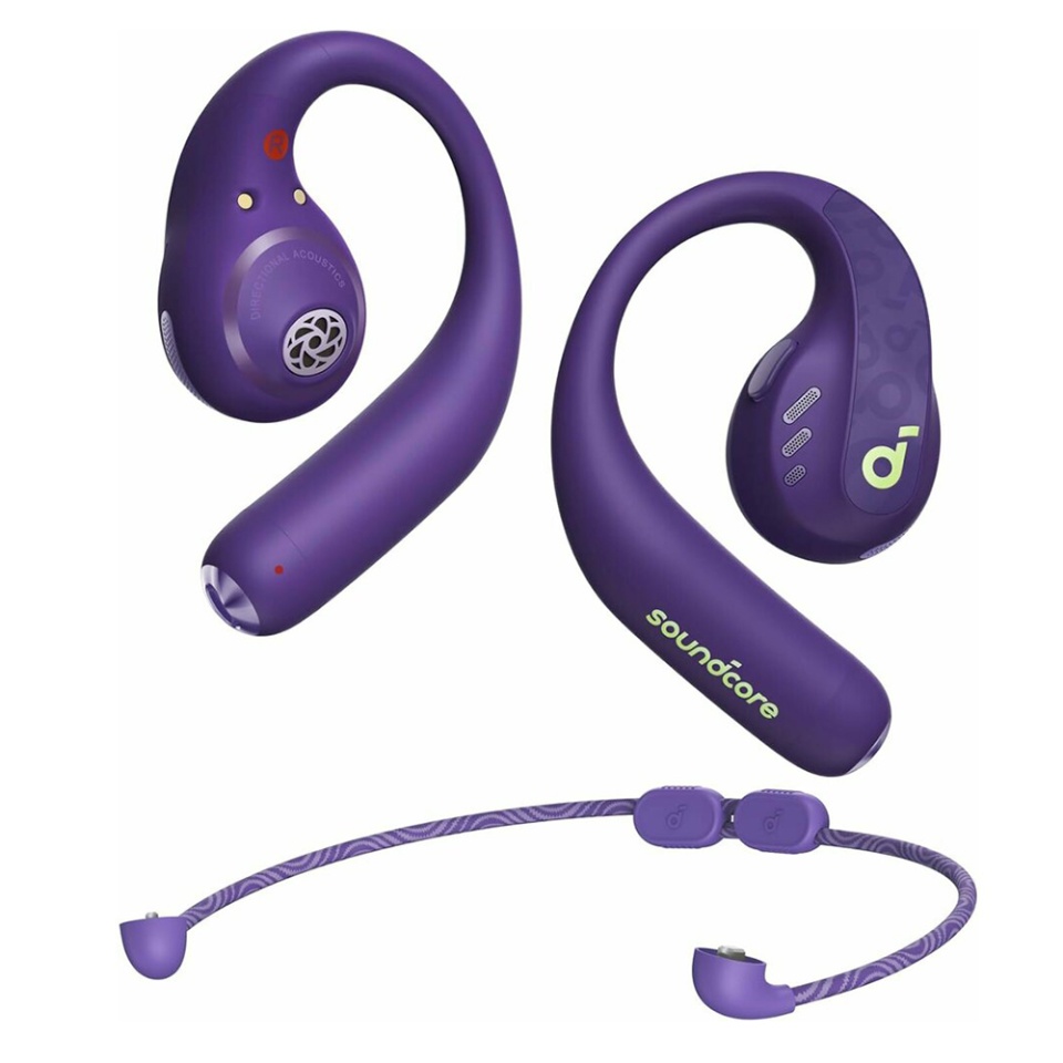 Casti In-Ear Anker SoundCore AeroFit Pro, Wireless, IPX5, Bluetooth V5.3, Incarcare Type-C - Mov