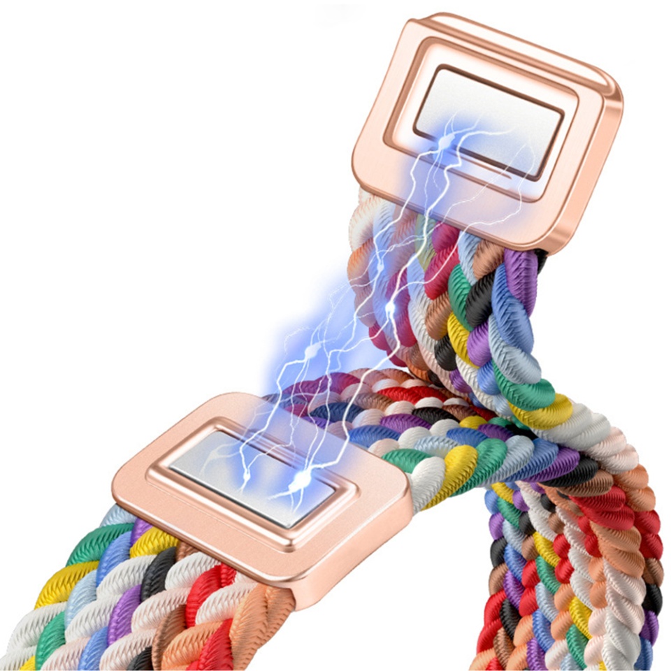 Curea pentru Xiaomi Mi Band 8 / 8 NFC / 9 / 9 NFC, Ajustabila, Premium, SKDR BandPro W032 - Rosu inchis - 2 | YEO