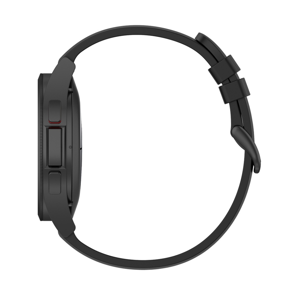 Curea Slicon pentru Samsung Galaxy Watch 4/5/Active 2, Huawei Watch GT 3 /GT 3 Pro, 22mm, Catarama Neagra, SKDR BandPro W001 - Portocaliu - 3 | YEO