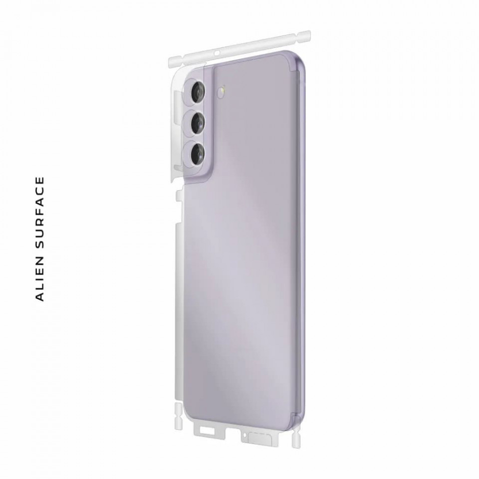 Folie 360° Samsung Galaxy S21 FE [Ecran+Margini+Spate] Alien Surface - Transparent - 2 | YEO
