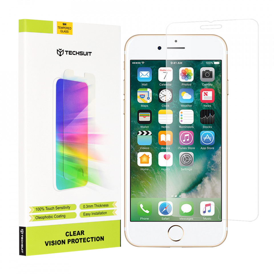 Folie Apple iPhone 7 / 8 / SE 2 / SE 3, Techsuit Clear Vision Glass - Transparent