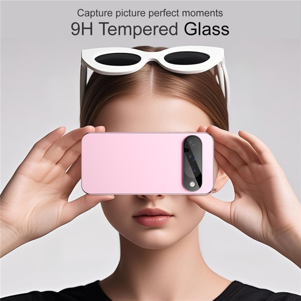 Folie camera pentru Google Pixel 10 / Pixel 10 Pro, SKYDDAR INNOVATION, Camera Glass Negru, set cu sticker - 1 | YEO