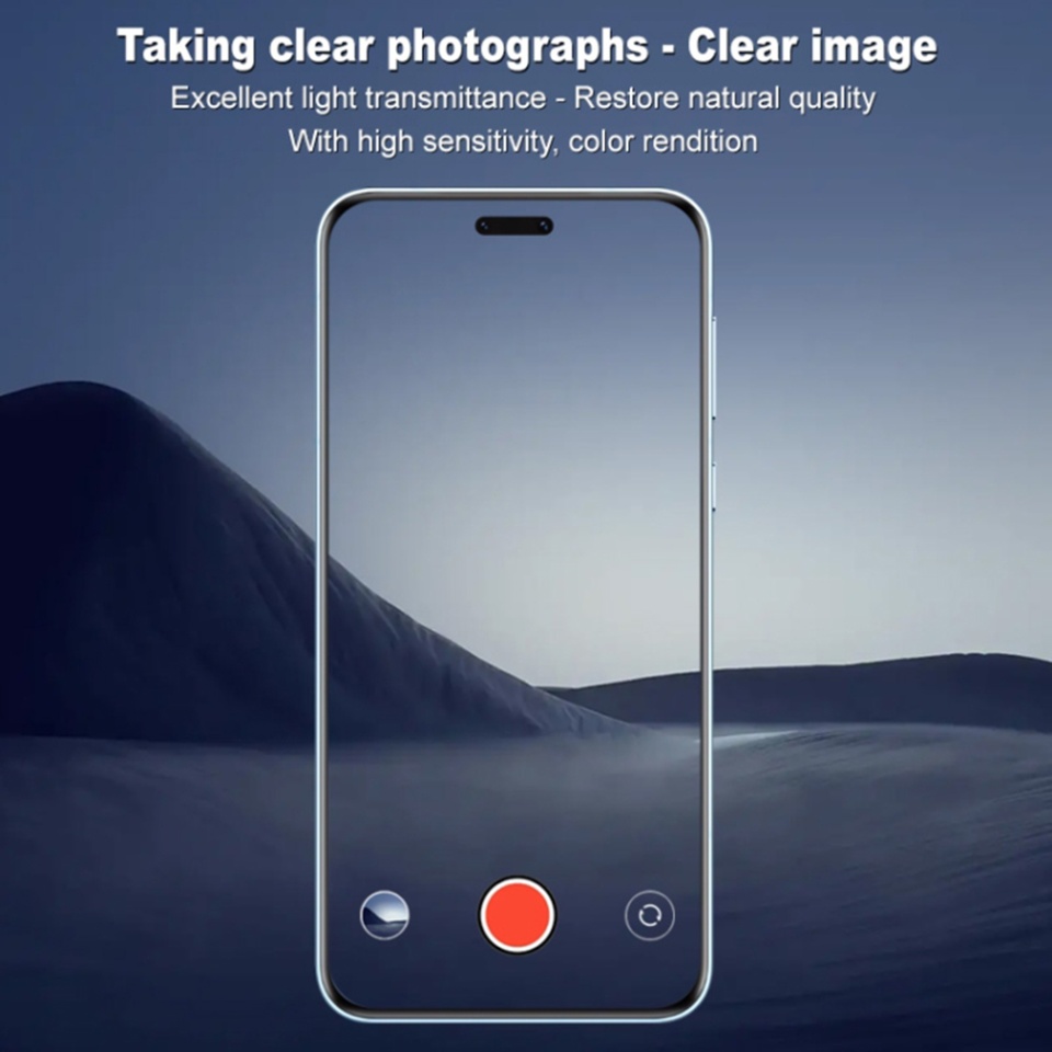 Folie camera pentru Honor Magic7 Pro, SKYDDAR INNOVATION, Camera Glass Negru, set cu sticker - 3 | YEO