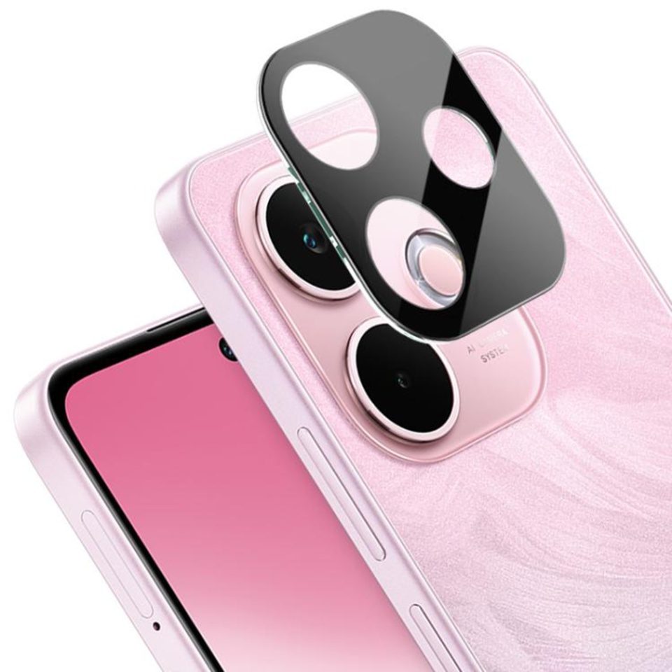 Folie camera pentru Oppo A5 Pro 5G / A5 Pro 4G, SKYDDAR INNOVATION, Camera Glass Negru, set cu sticker