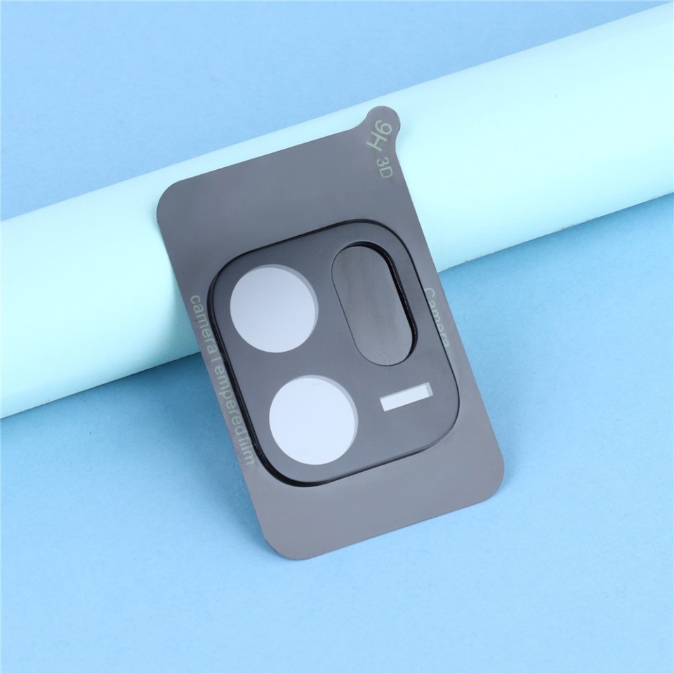 Folie camera pentru Oppo Reno14 FS 5G / Reno14 F, SKYDDAR INNOVATION, Camera Glass Negru, set cu sticker - 2 | YEO