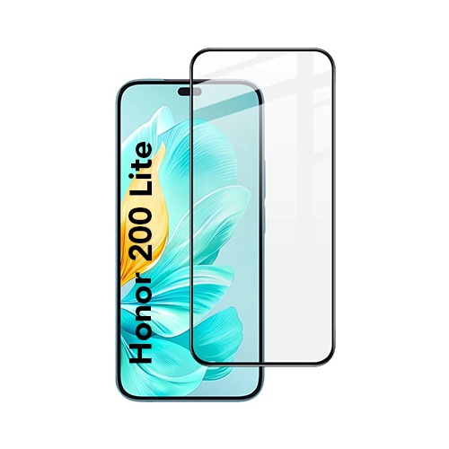 Folie pentru Honor 200 Lite, Ultra HD, Protectie 9H, Montare Simplă, SKYDDAR 111D - Black Frame
