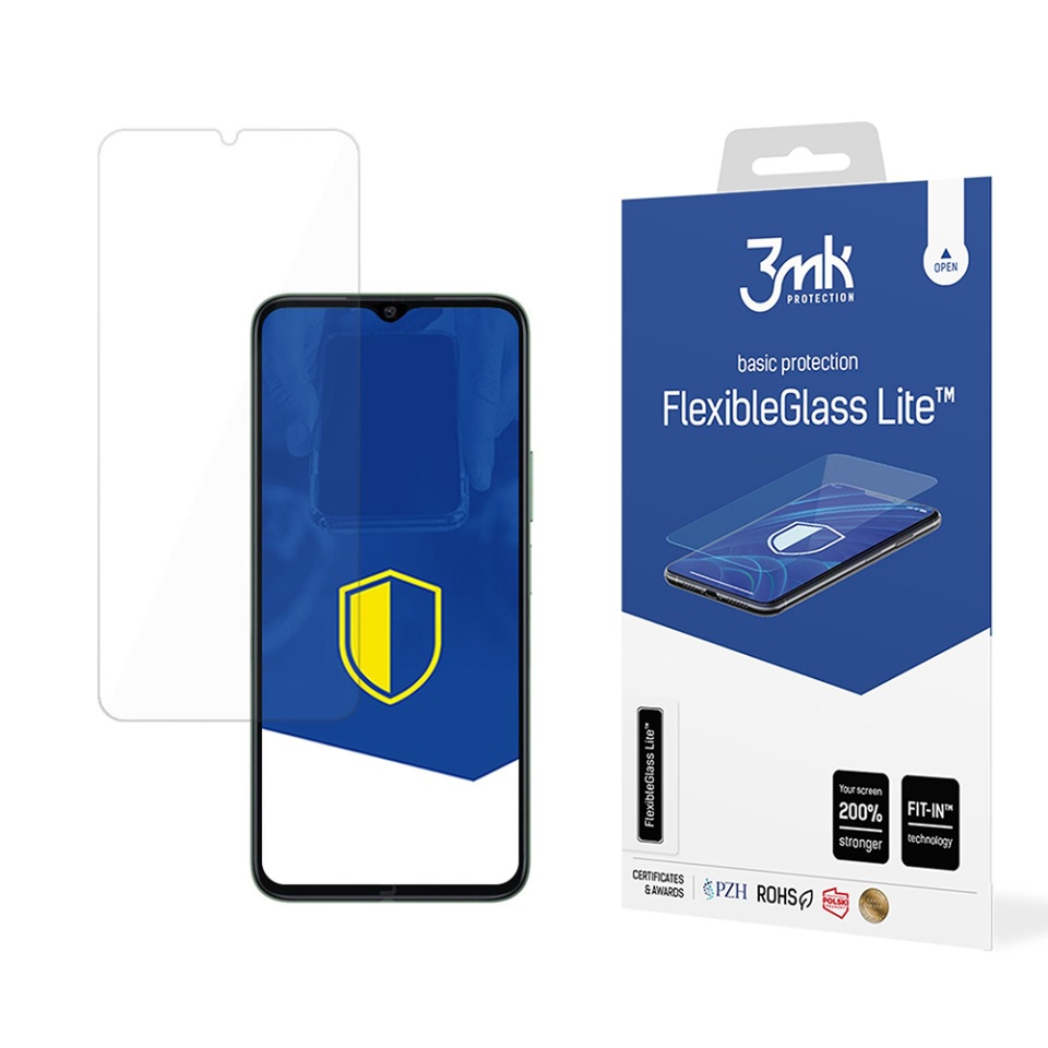 Folie pentru Honor X6b din silicon, 3mk FlexibleGlass, Transparent