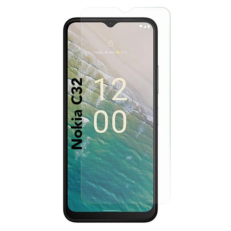 Folie pentru Nokia C32 din Sticla Securizata, Protectie 9H, 0.3mm, SKDR Clear Vision - Transparent