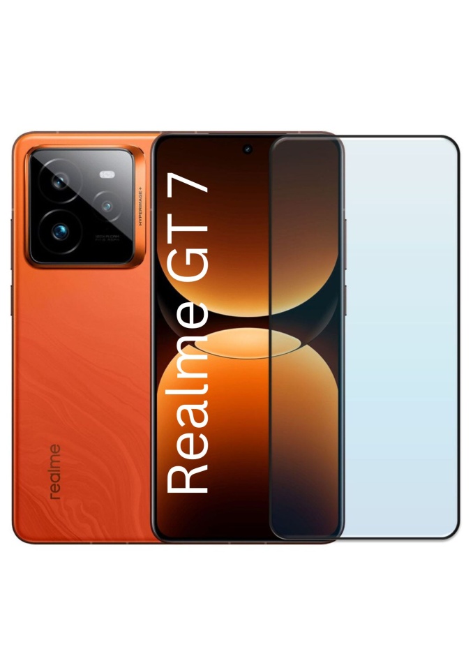 Folie pentru Realme GT 7, SKYDDAR INNOVATION, Sticla Securizata, Ultra HD, Protectie 111D, Montare Simplă, set cu sticker, Transparent