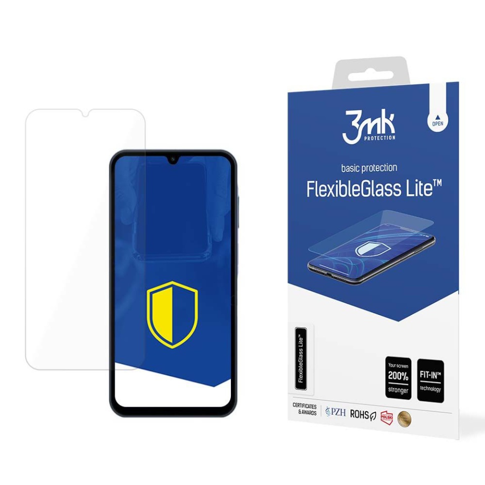 Folie pentru Samsung Galaxy A15 5G din silicon, 3mk FlexibleGlass, Transparent