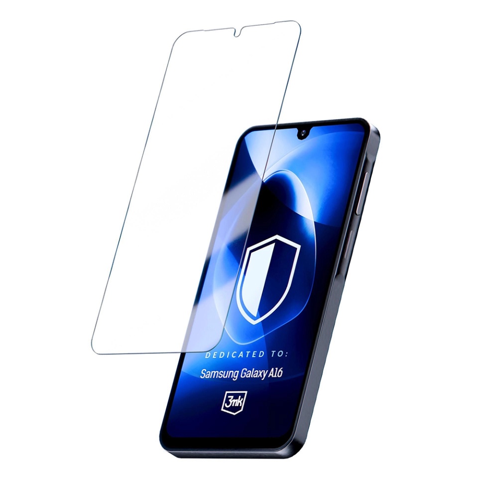 Folie pentru Samsung Galaxy A16 4G / Galaxy A16 5G din silicon, 3mk FlexibleGlass, Transparent - 3 | YEO