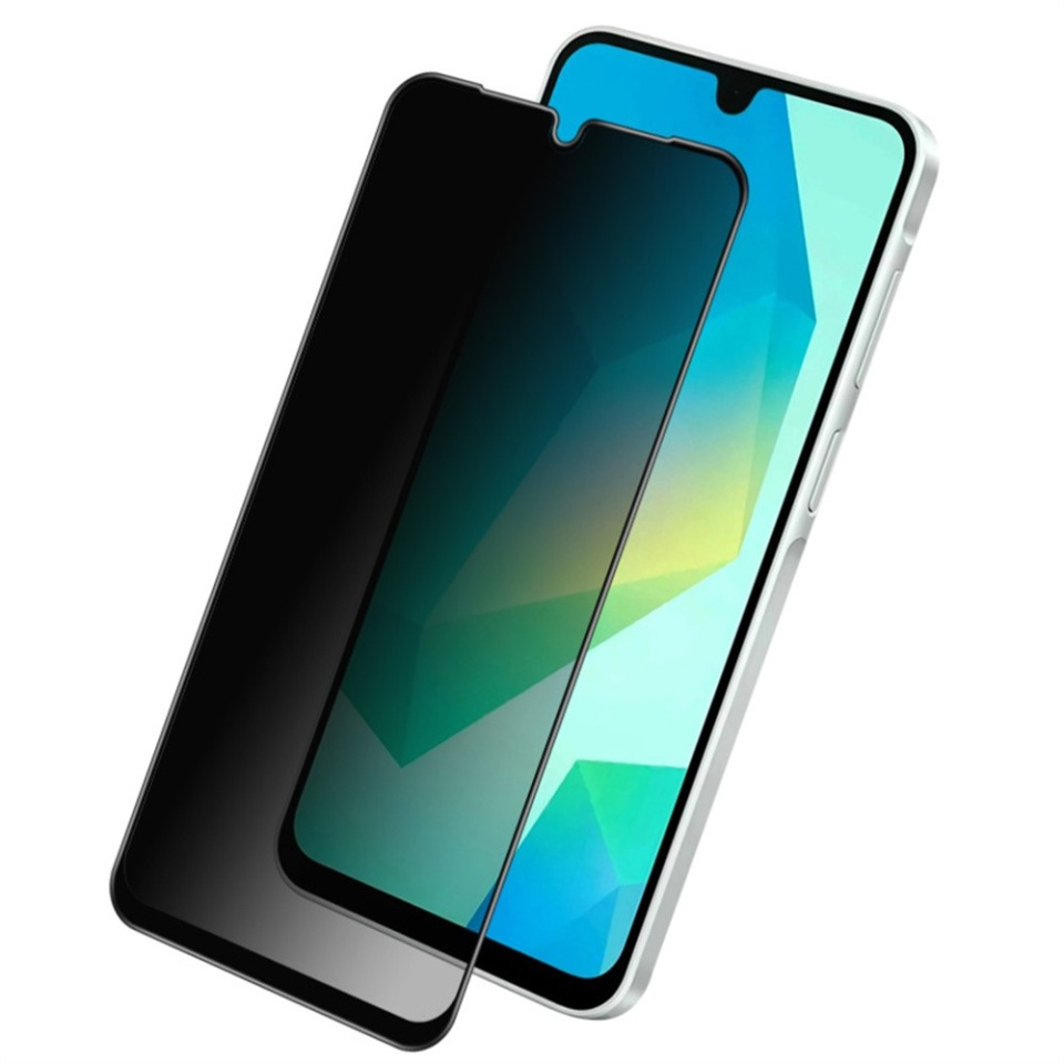 Folie pentru Samsung Galaxy A17 5G, Anti-spy Ultra HD, Protectie 9H, Montare Simplă, 111D, set cu sticker, Privacy - 3 | YEO