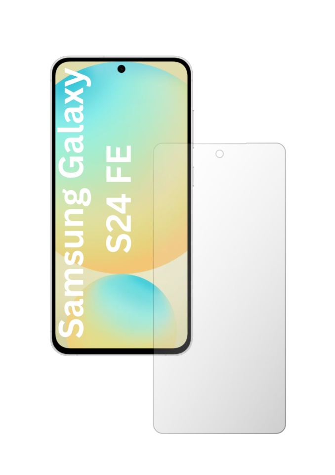 Folie pentru Samsung Galaxy S24 FE, SKYDDAR INNOVATION, Protectie 9H, 0.3mm, Clear Vision, set cu sticker, Transparent