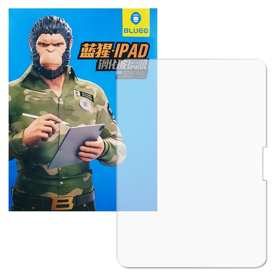 Folie Sticla pentru iPad Air 4 / 5 (2020/2022) / Pro 11 (2018 / 2020 / 2021 / 2022), Blueo HD, Anti-Soc, Anti-Amprente, Transparent
