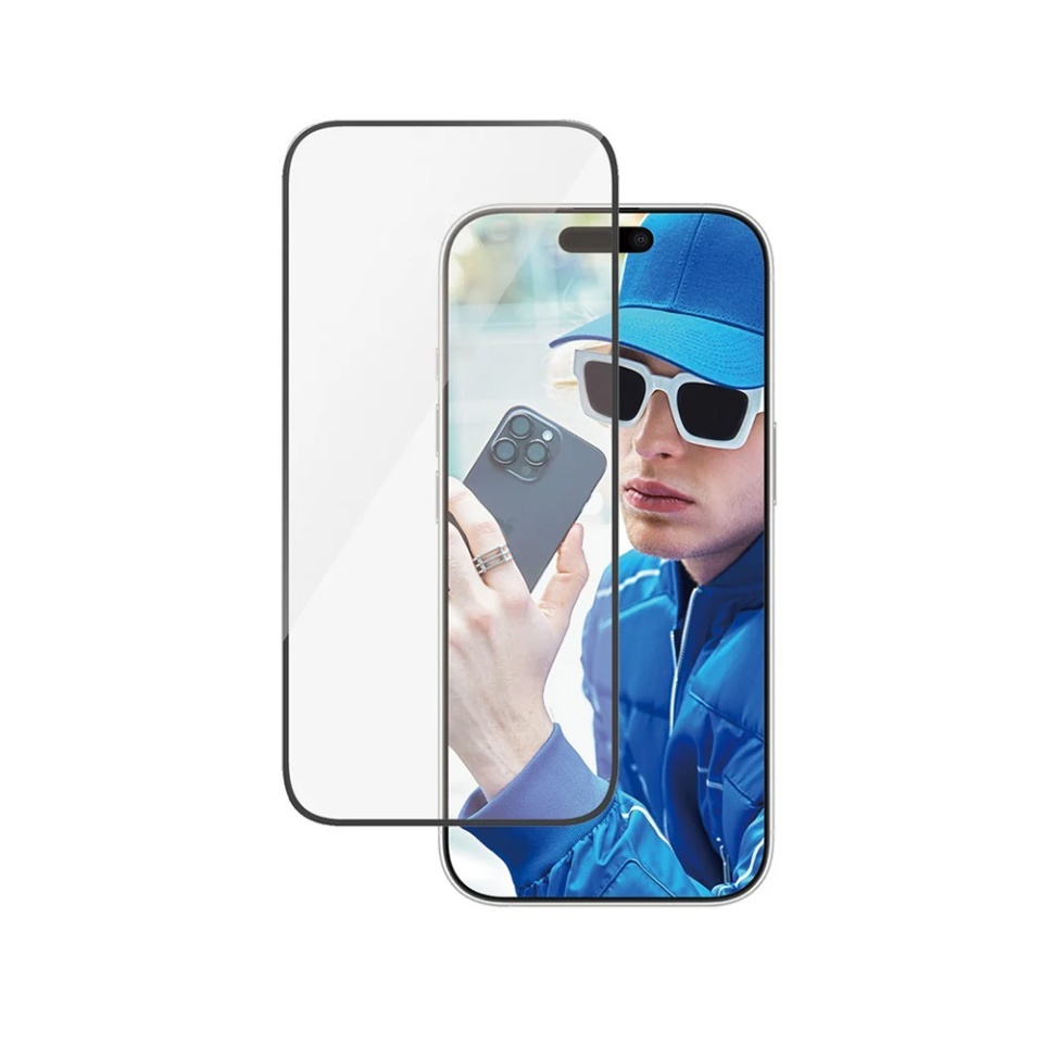 Folie Sticla pentru iPhone 16 Pro, Ultra-Wide Fit, PanzerGlass, Anti-Soc si Anti-Bule, Transparent - 1 | YEO