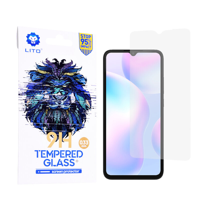 Folie Xiaomi Redmi 9A / Redmi 9C din sticla 2.5D Classic LITO - Clear