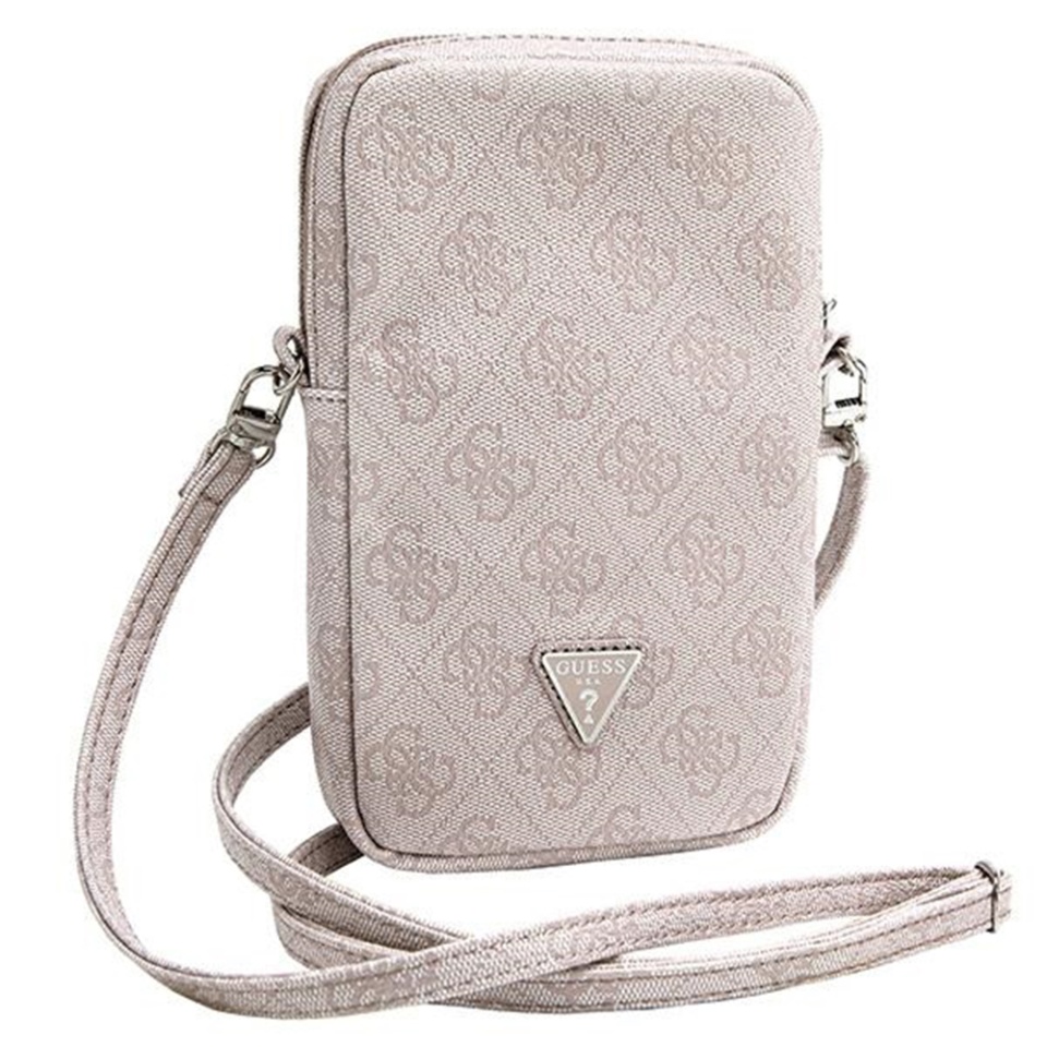 Geanta Guess, Piele Ecologica, Zip Triangle 4G, Roz - 2 | YEO
