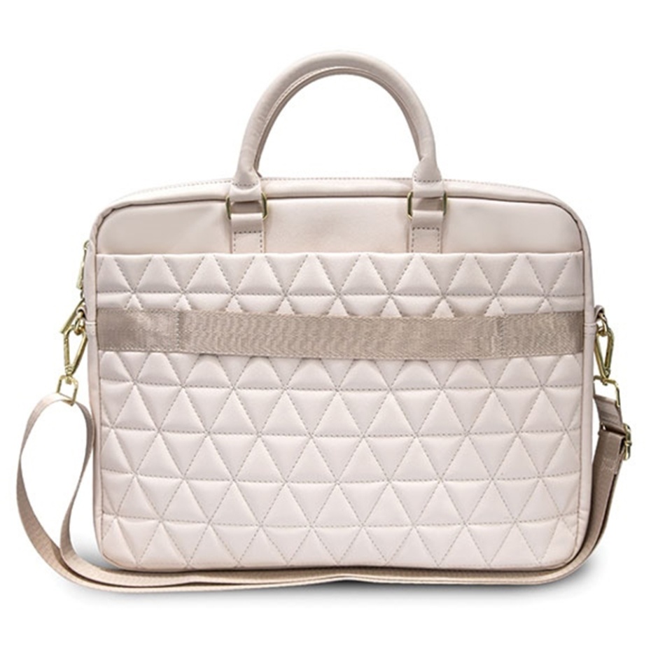 Geanta Laptop Dispozitive 15 inch, Mosaique Pattern, Detatchable Shoulder Strap, Adjustable, Guess - Alb - 2 | YEO