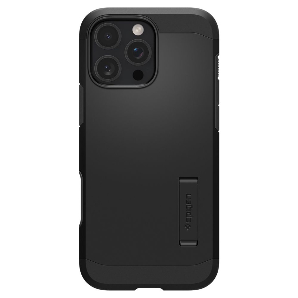 Husa Antisoc iPhone 16 Pro Max, Spigen Tough Armor - Negru - 1 | YEO