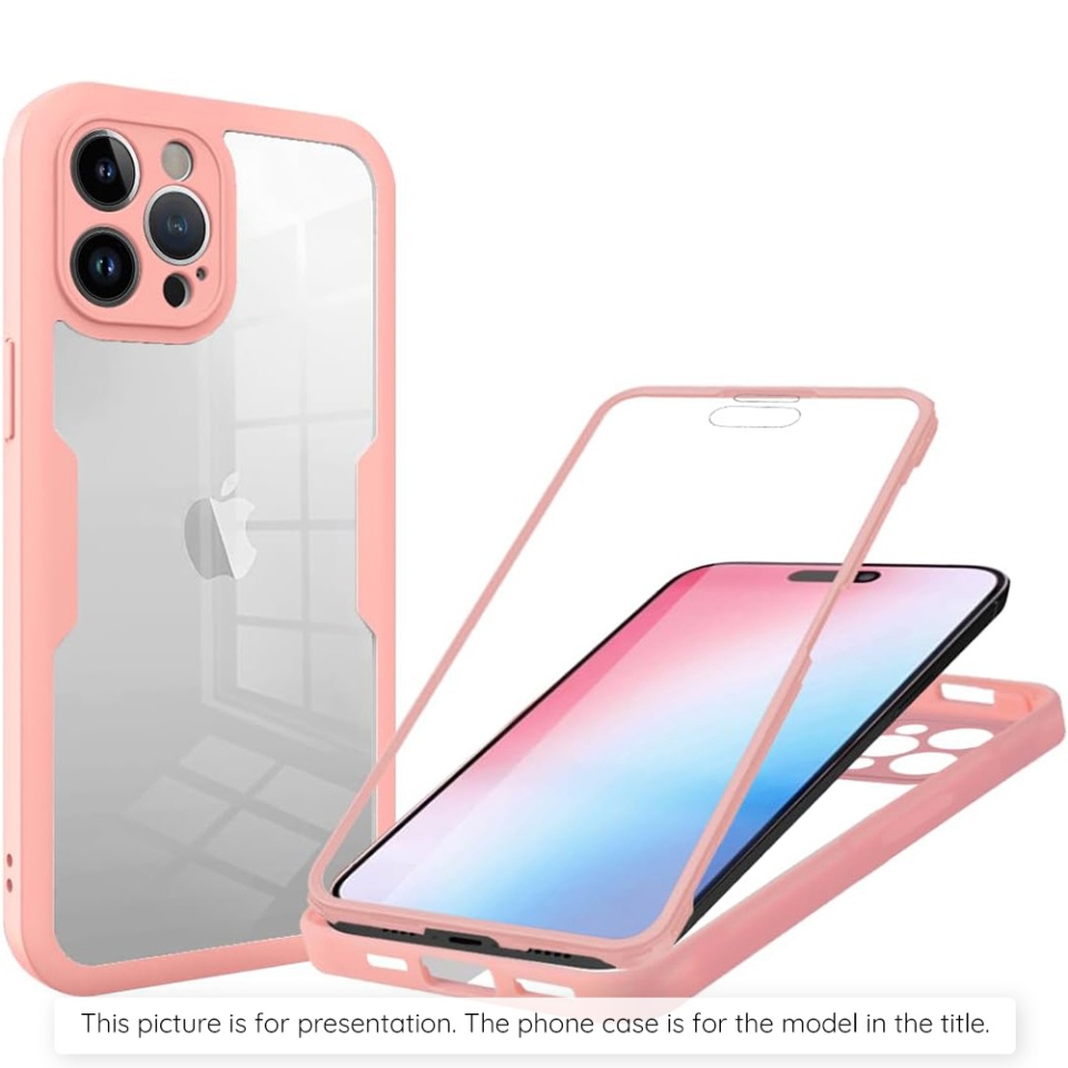 Husa + Folie pentru Xiaomi Redmi A5 4G (Standard), SKYDDAR INNOVATION, [Pachet 360°] ColorVerse, Roz, set cu sticker