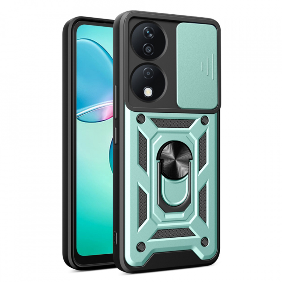 Husa Honor X7b / 90 Smart / X7b 5G cu inel magnetic si protectie camera Skyddar CamShield - Mint