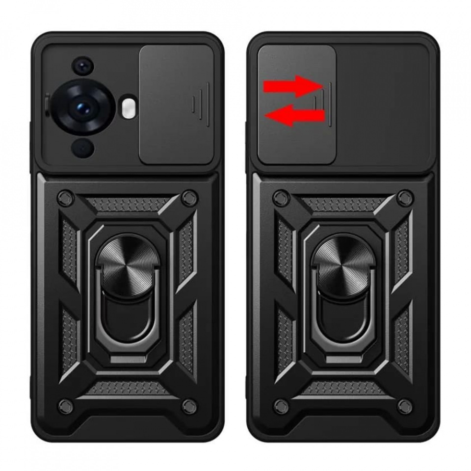 Husa Huawei nova 11 / nova 12s cu inel magnetic si protectie camera Skyddar CamShield - Rose Gold - 2 | YEO