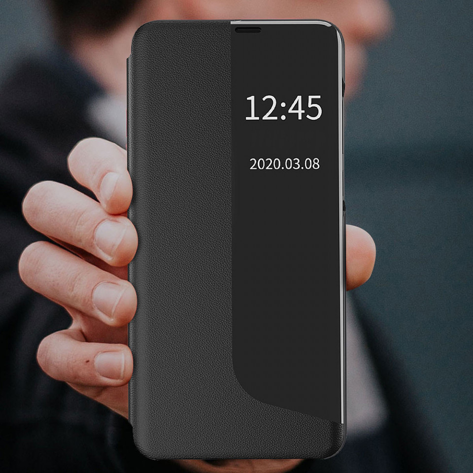 Husa Huawei P30 Pro tip carte, Techsuit eFold - Negru - 3 | YEO