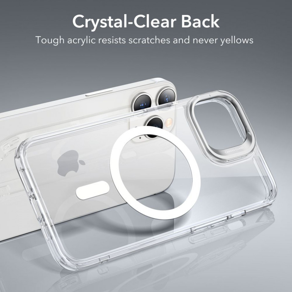 Husa iPhone 14 Pro, ESR Classic Kickstand - Transparent - 3 | YEO