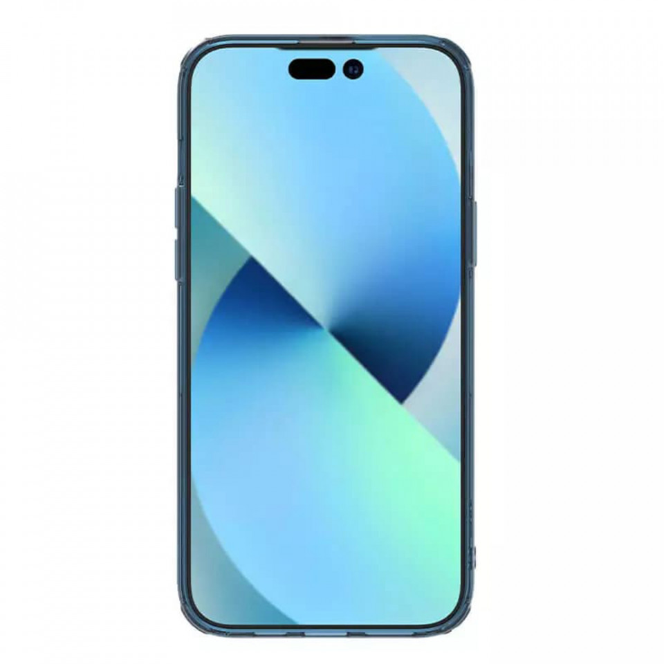 Husa iPhone 15 Plus, Nillkin Nature TPU - Albastru - 4 | YEO