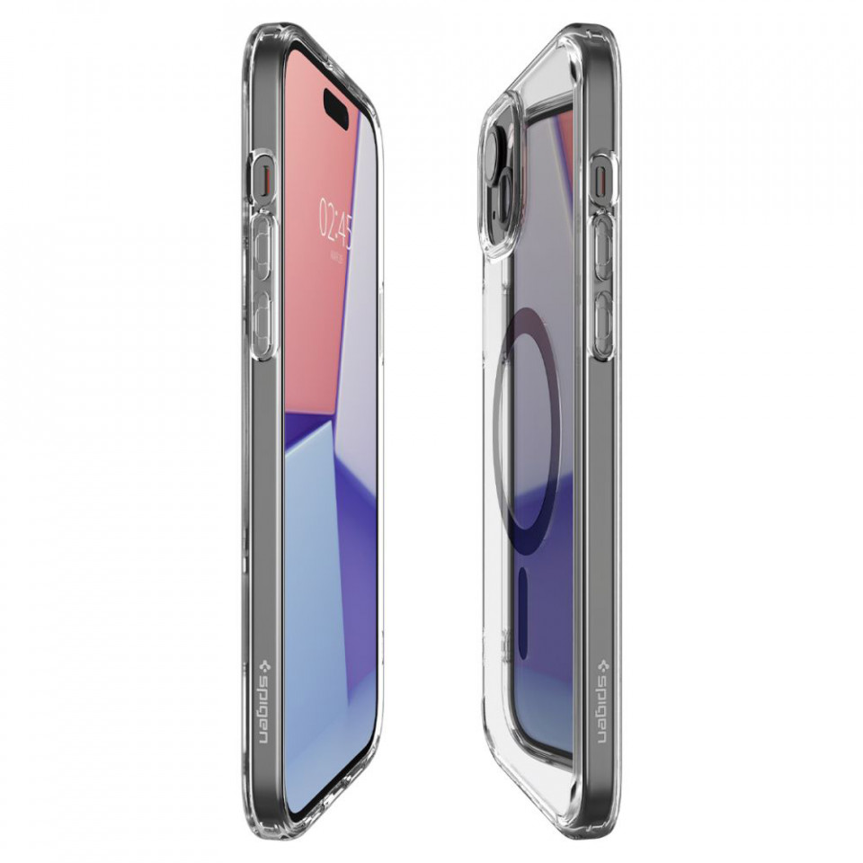 Husa iPhone 15, Spigen Ultra Hybrid MagSafe - Negru - 4 | YEO