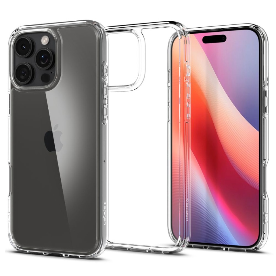Husa iPhone 16 Pro, Ultra Hybrid Spigen - Transparenta