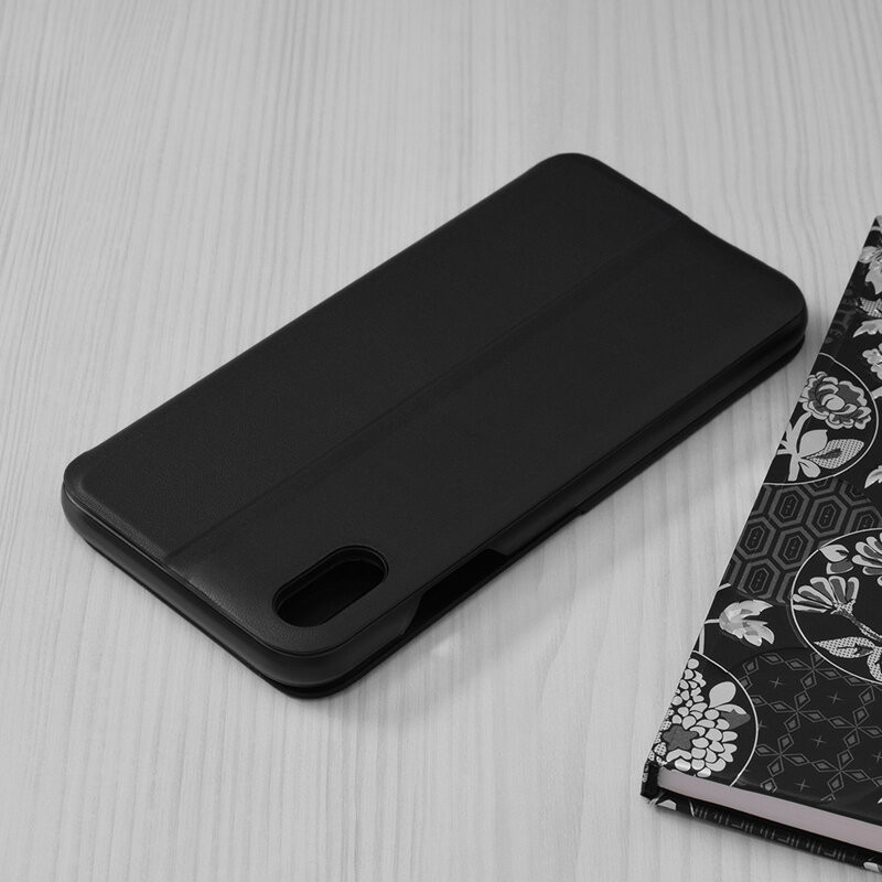 Husa iPhone XS Max tip carte, Techsuit eFold - Negru - 2 | YEO