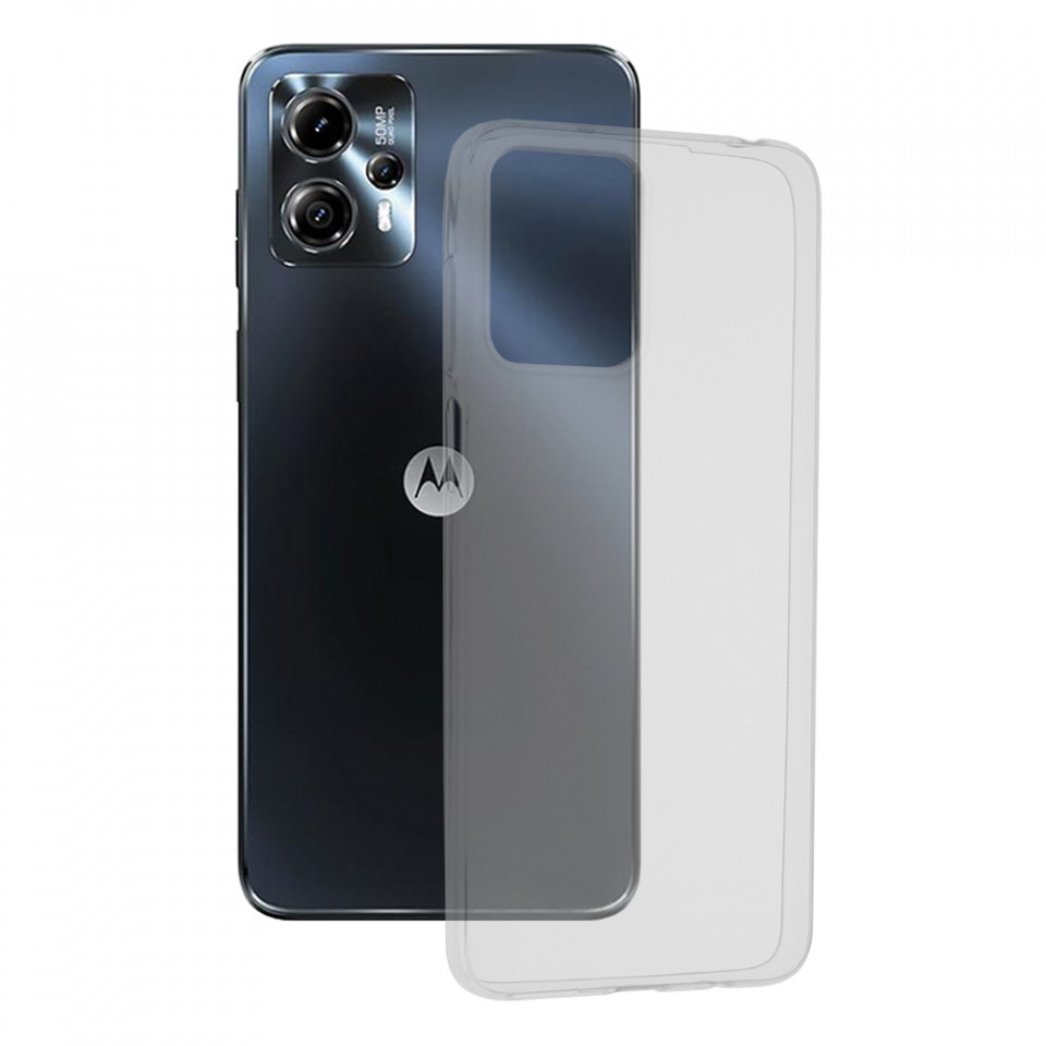 Husa Motorola Moto G13 / G23 din silicon TPU slim, Techsuit - Transparent