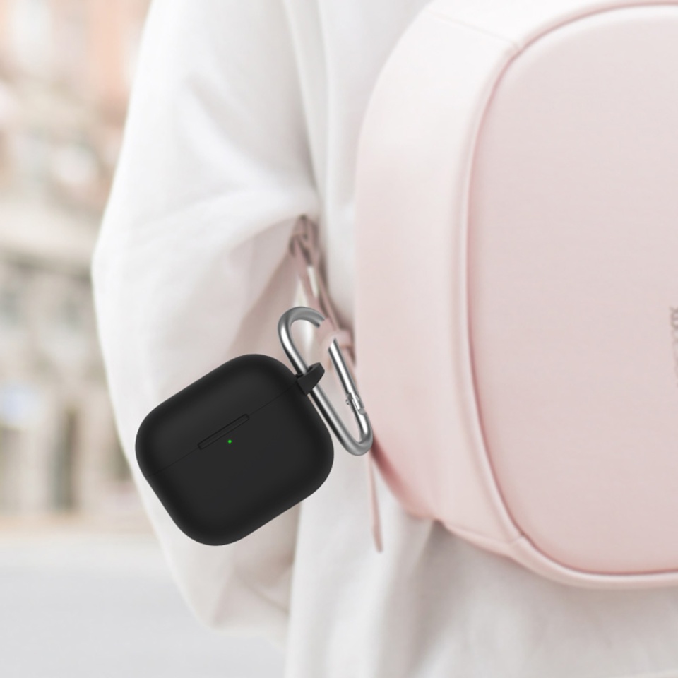 Husa pentru AirPods 3 din silicon moale, Blueo Liquid Silicone, Albastru - 3 | YEO