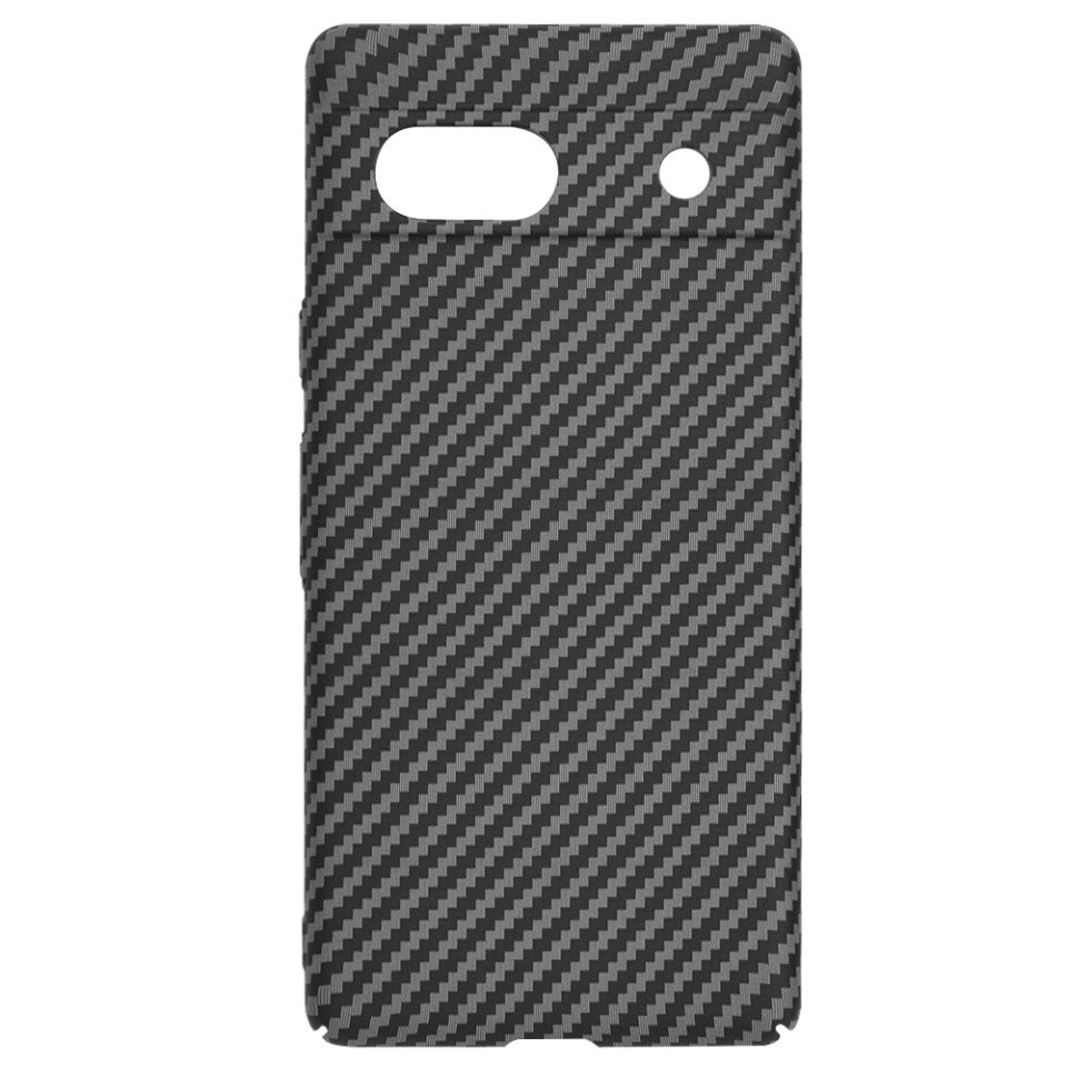 Husa pentru Google Pixel 7a, Finisaj Premium cu Textura de Carbon, Design Elegant, SKDR CarbonFlex - Negru - 3 | YEO
