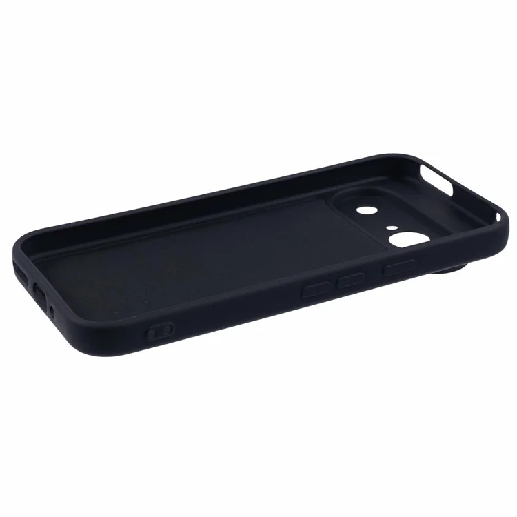 Husa pentru Google Pixel 9 din Silicon Catifelat, Protectie Premium, Skyddar SoftElegance - Negru - 2 | YEO