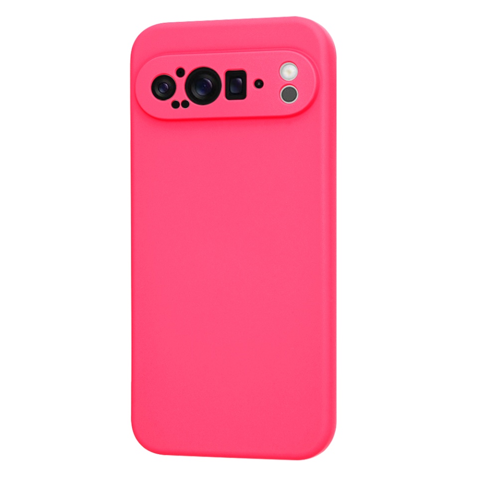 Husa pentru Google Pixel 9 Pro XL din Silicon Catifelat, Protectie Premium, Skyddar SoftElegance - Fucsia - 2 | YEO
