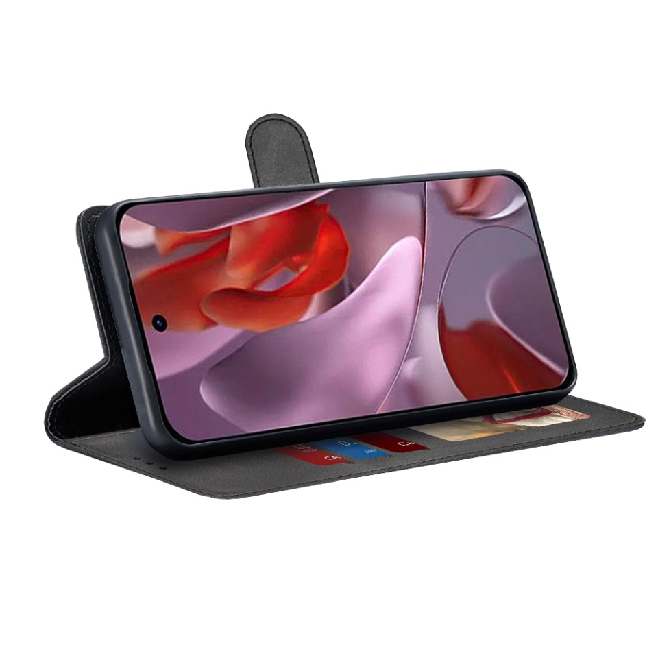 Husa pentru Google Pixel 9a, SKYDDAR INNOVATION, Diary Book, tip carte, cu Portofel Interior, Antisoc, Negru, set cu sticker - 1 | YEO