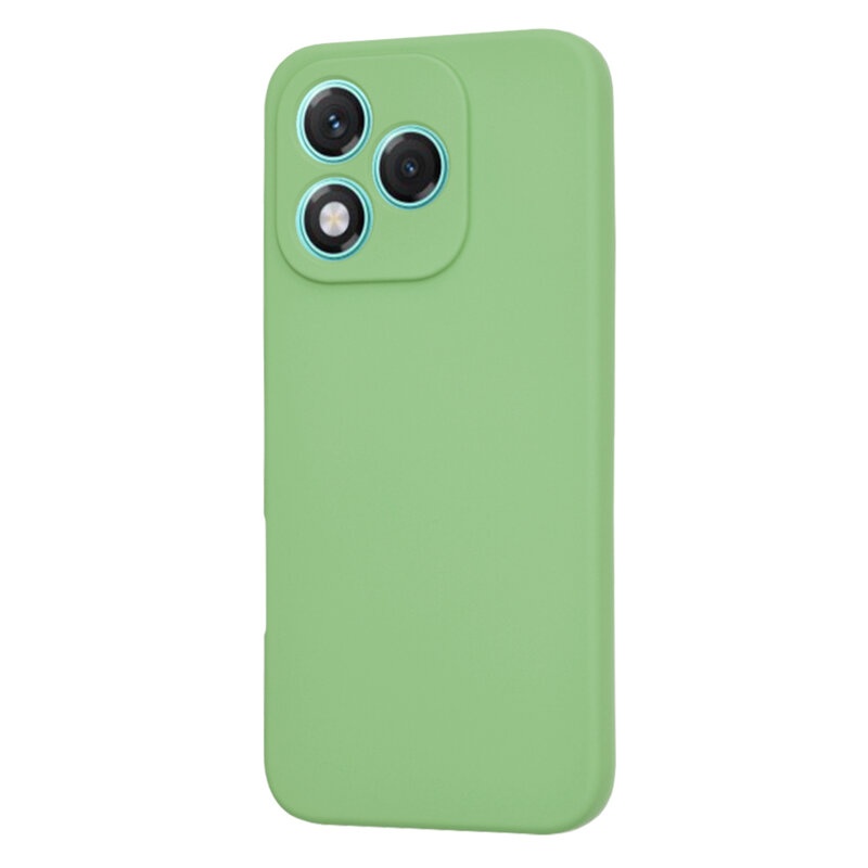 Husa pentru Honor 400 Lite, SKYDDAR INNOVATION, din Silicon Catifelat, SoftElegance , Verde, set cu sticker - 2 | YEO